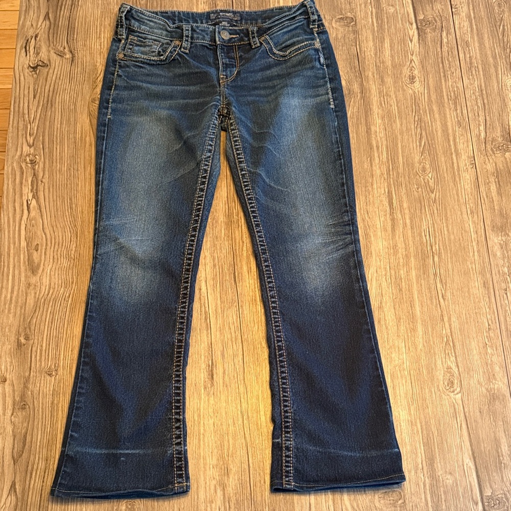Silver Jeans Dark Blue Boot Cut Women's Jeans - AIKO Bootcut